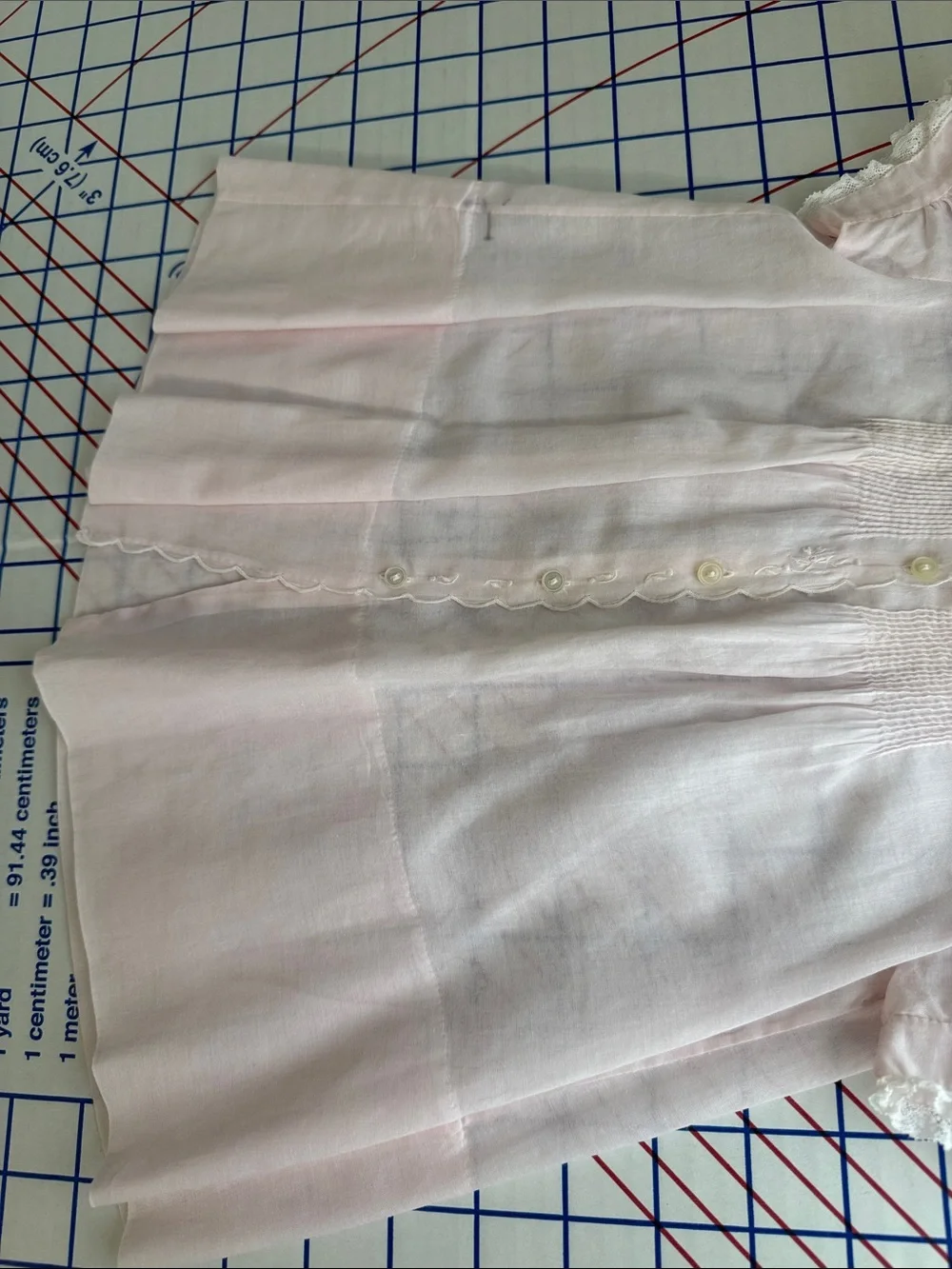 Vintage Fetterman Bros Hand Made Heirloom Dress & Slip Cutter Sewing Lot